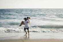 couple on the beach